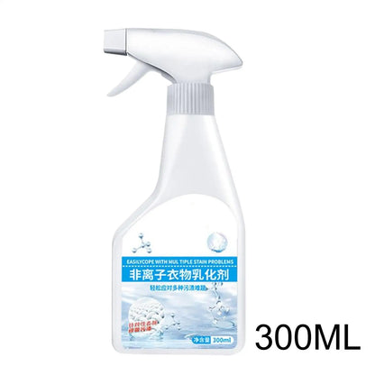 300ml Laundry Stain Remover Spray, Powerful Spot Cleaner for Fat Oil Blood Coffee Grease, Housekeeping Cleaning Supplies