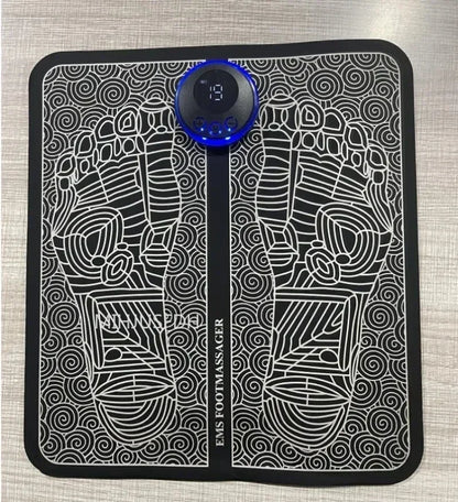 Foot Massage Mat Massager Feet Ems Calf Electric Tool Device Blood Circulation Spa Exerciser Insoles Myostimulator Machine Detox