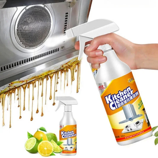 Heavy Oil Cleaner Strong Kitchen Oil Stain Degreaser Oil Stain Remover Cleaning Grill Oven Household Stove Cleaning Spray