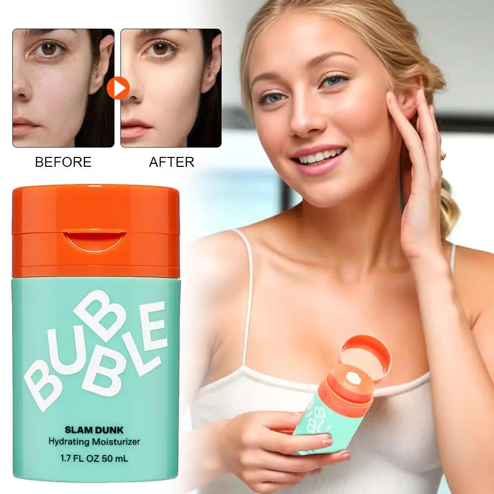1/2Pcs Bubble Face Moisturizing Cream Hydrating Refreshing Oil Control Whitening For Dry Sensitive Skin Facial Skin Care Moistur