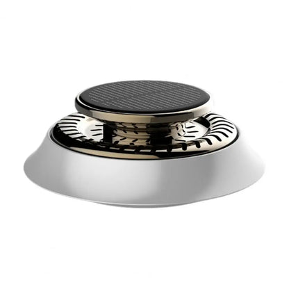 Solar Car Air Freshener Aromatherapy Diffuser with Natural Fragrance Auto Rotating Air Purifier Vehicle Interior Scents Decor