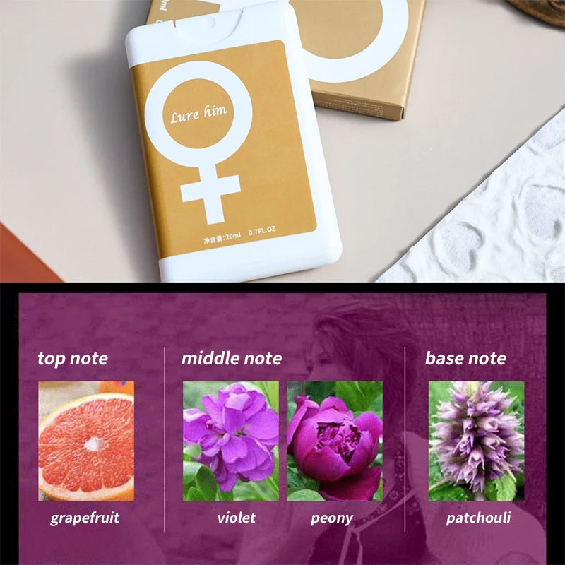 Pheromone Midnight Temptation Perfume Unisex Irresistible Tempting Couple Perfume Attract Opposite High-end Pheromone Perfume