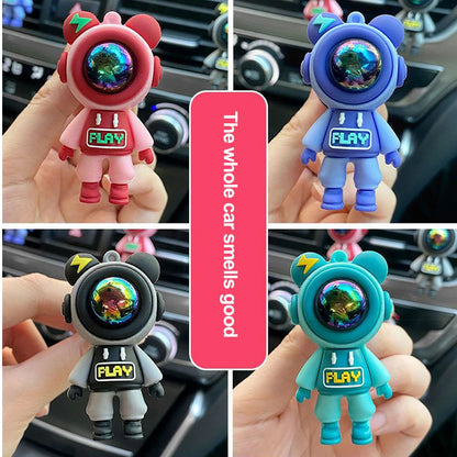 Car Air Conditioning Aromatherapy Clip Cartoon Astronaut Air Outlet Perfume Fragrance Car Air Freshener Car Air Vent Accessories