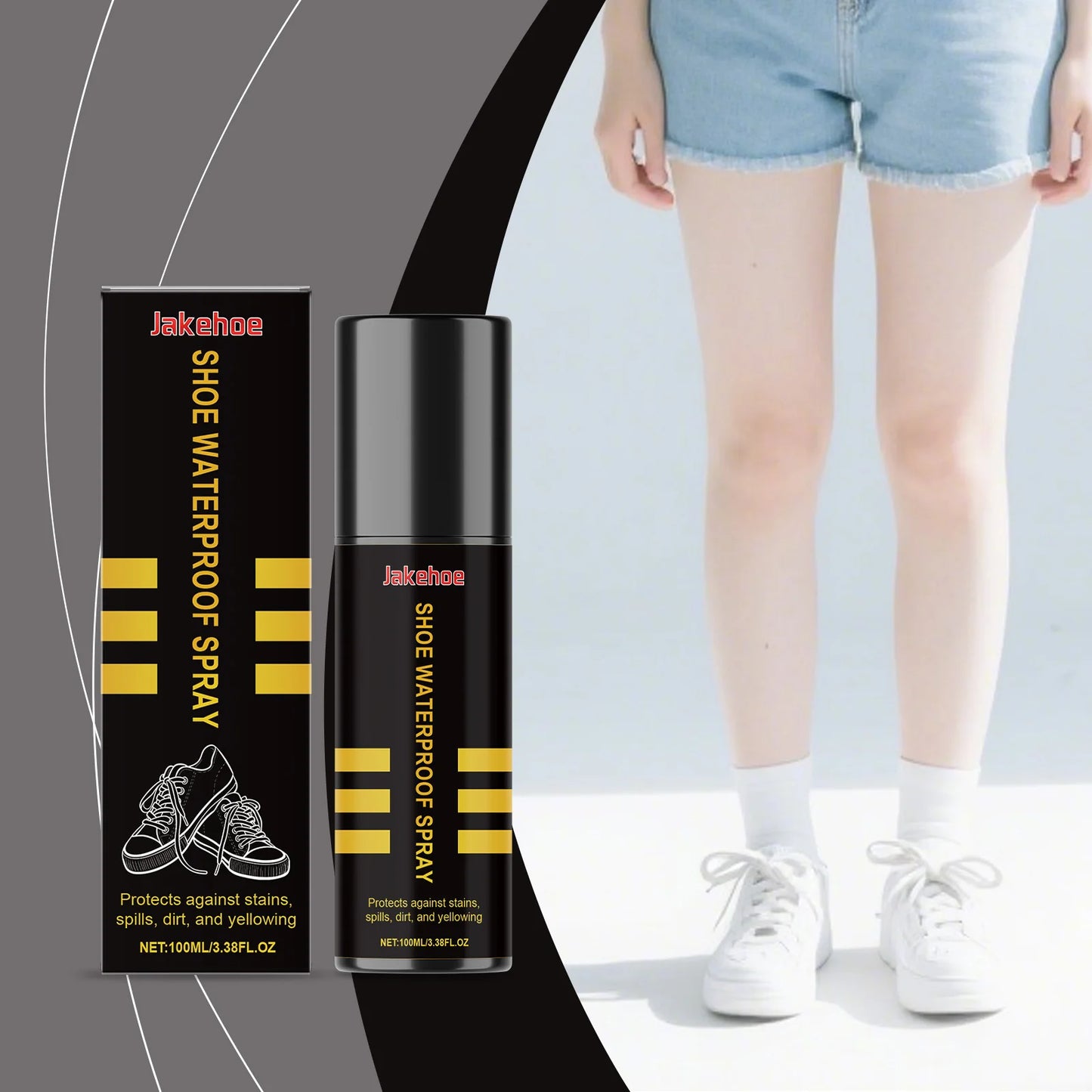 Shoe Waterproof Spray Effectively Remove Stain Dirt Prevent Yellowing Keeping Shoe Dry Snow-Proof Cleaning Decontamination Spray