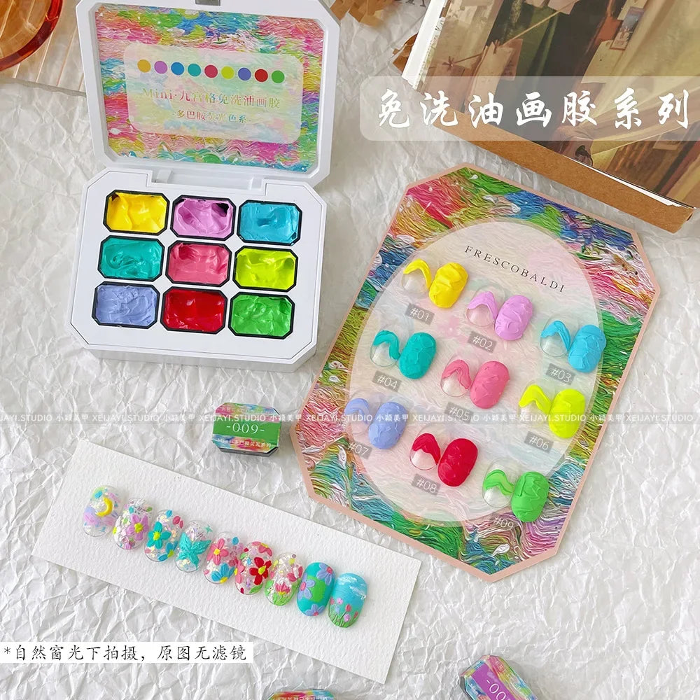 Nail Art Aurora Fairy Powder Cream Spring Summer For Professional Manicure Design Decorations Pigment Nail Texture Gel