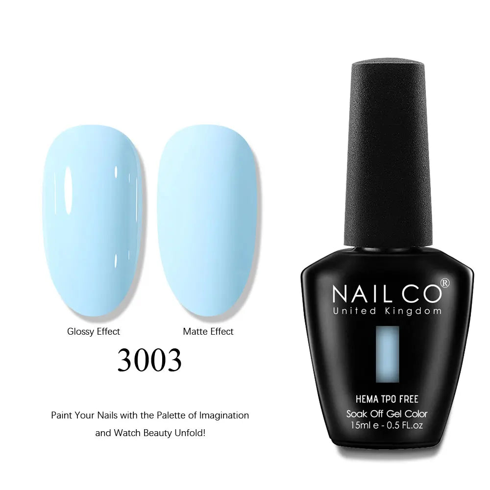 NAILCO 2025 Winter 15ML Gel Nail Polish Nails Semi-permanent UV Varnish High Quality Glass Bottle Nail Art Polish For Manicure