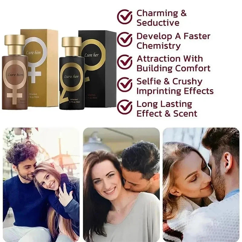 Pheromone Midnight Temptation Perfume Unisex Irresistible Tempting Couple Perfume Attract Opposite High-end Pheromone Perfume