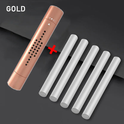 Car Air Vent Freshener Perfume Diffuser Metal Air Conditioning Outlet Clip with 5 Aroma Fragrance Sticks Auto Interior Accessory
