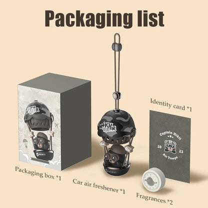 Hot air balloon bear car air freshener hanging accessories perfume fragrance diffuser decoration rearview mirror pendant hanger