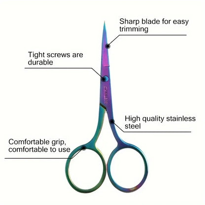 Nails Art Scissor Makeup Eyebrow Eyelash Trimmer Facial Hair Remover Manicure Scissor Nail Cuticle Tool Accessories Scissors