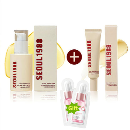 SEOUL 1988 Eye Cream Niacinamide 2% Retinal Acid Ginseng Serum Lighten Fine Lines Firming Pores Brightening Face Korean Skincare