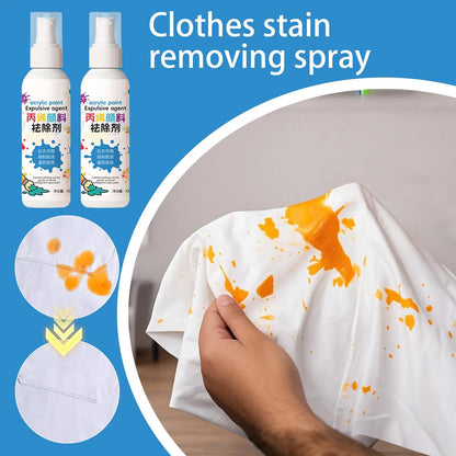 2pcs Stain Eater Spray Clothes Dirt Removal Spray Powerful Stain Cleaner for Clothes Leather Furniture Kitchen Bathroom Car