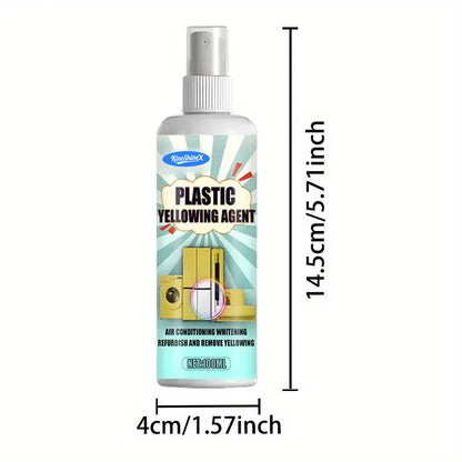 Plastic Refresh Spray Effective Whitening & Stain Removal Car Interior Cleaner Air Conditioning Deicer Screen Cleaning Solution