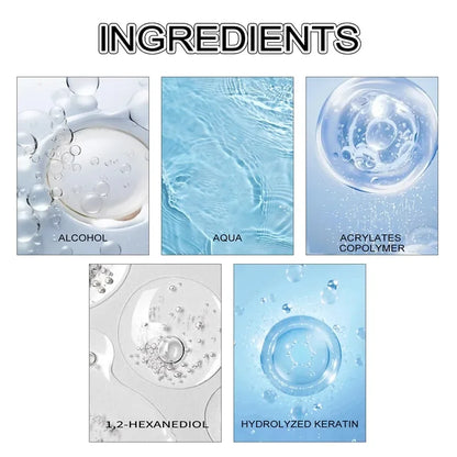 Hair Volumizing Spray Oil Control Refreshing No-Rinse Styling Gel Quick-Dry Formula Natural Shine Long-Lasting Wave Hair Care