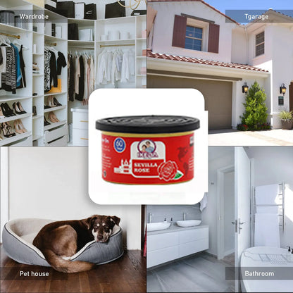 Car Air Fresheners:  Lemon Scent | Organic Cans | Odor Eliminator Essential | Long-Lasting | Strong Fragrance | For Home Closet