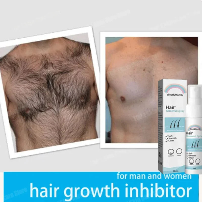 Hair removal spray powerful hair part healthy painless hair removal growth inhibitor male and female body care Korean products