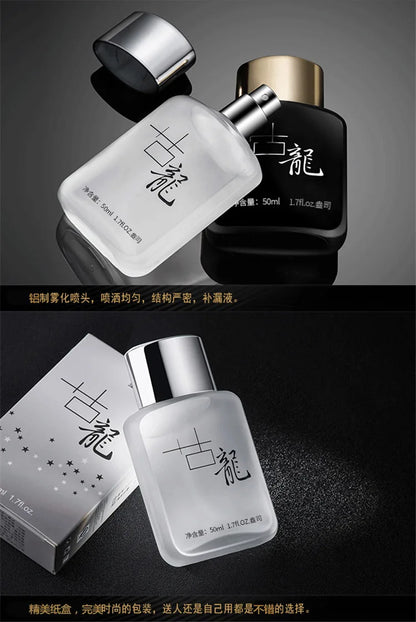 50ml Men Perfume Pheromones Gentleman Perfume Natural Fresh Long-lasting Fragrance Charming Cologne Perfume Couple Date Gift