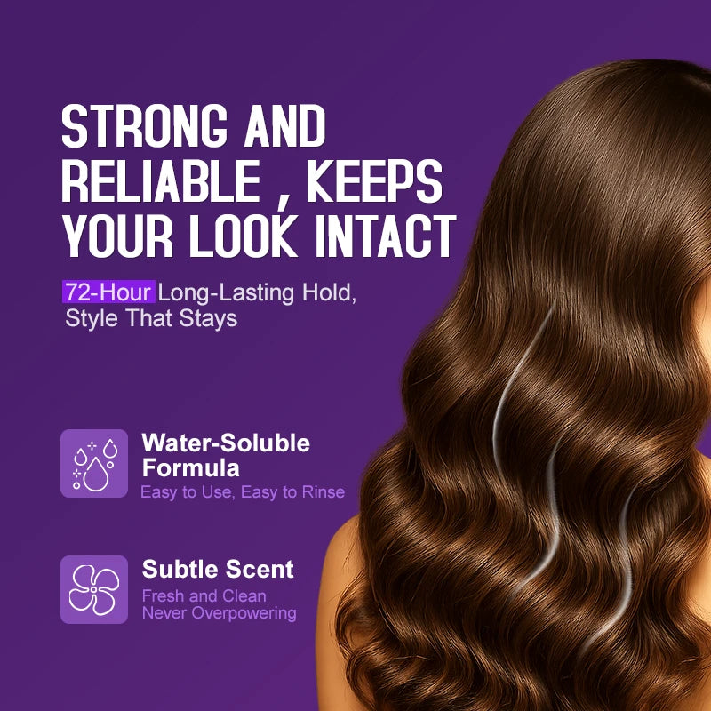 PURC Hair Styling Spray Long-lasting Hold Adds Texture Volume Anti-Breakage Smoothing Hair Shaping Care for Men Women