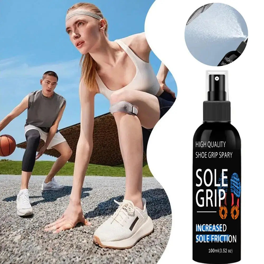 100ml Sole Grip Spray Basketball Anti-Slip Sole Spray for Improved Traction Sports Grip Enhancement Shoe Traction Enhancer