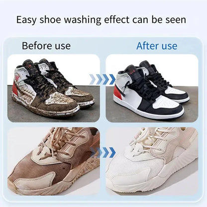 200ml Sneaker Cleaner Foam Cleaner for White Shoes, Boots, Canvas Cleaning Stain Remover Spray Removes Dirt Grime and Yellow
