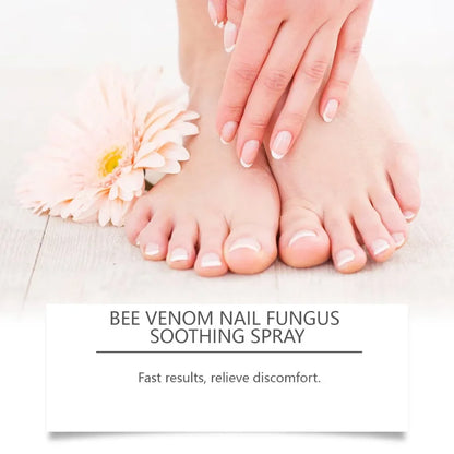 Bee Venom Nail Soothing Spray Nail Growth Spray Bee Venom Nail Treatment Cleaning Spray for Hand Foot Nails Hongos Uñas Pies