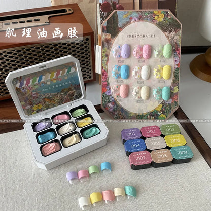 Nail Art Aurora Fairy Powder Cream Spring Summer For Professional Manicure Design Decorations Pigment Nail Texture Gel