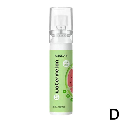 Fresh Oral Spray Fruit Flavour Fresh Breath Spray Portable Refreshing Cool Fresh Breath Oral Odor Remover Fights Bad Breath