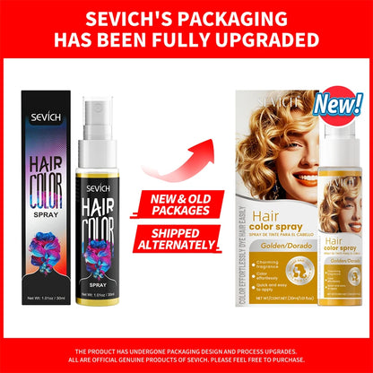 New Hair Color Spray Temporary Diy Hair Dye Spray Halloween Party Costume Instant Hair Styling Spray Disposable Hair Tools 30ml