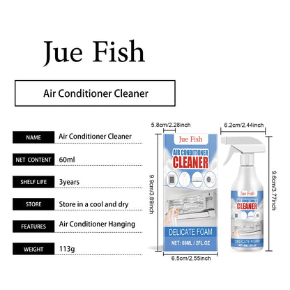 Air Conditioner Cleaner Spray Deeply Cleans Internal Dust Bacteria Removes Odors Washing Foaming Cleaner No Disassembly Washing