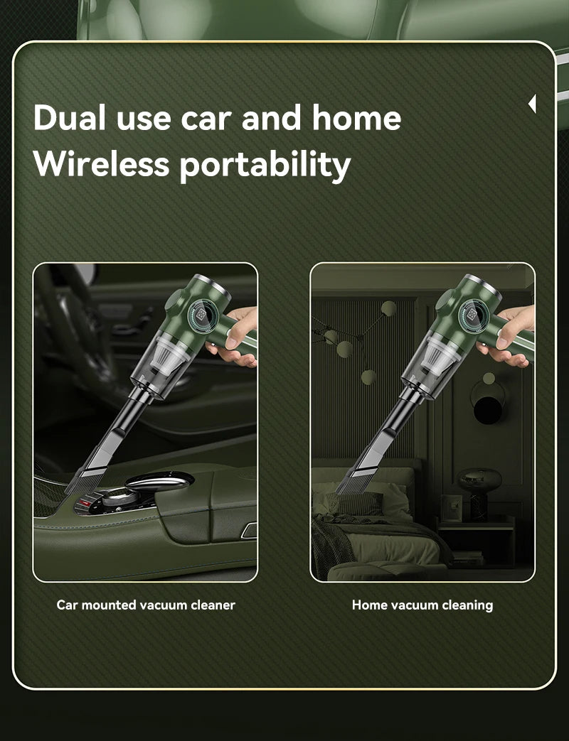 5 in1 Wireless Automobile Vacuum Cleaner