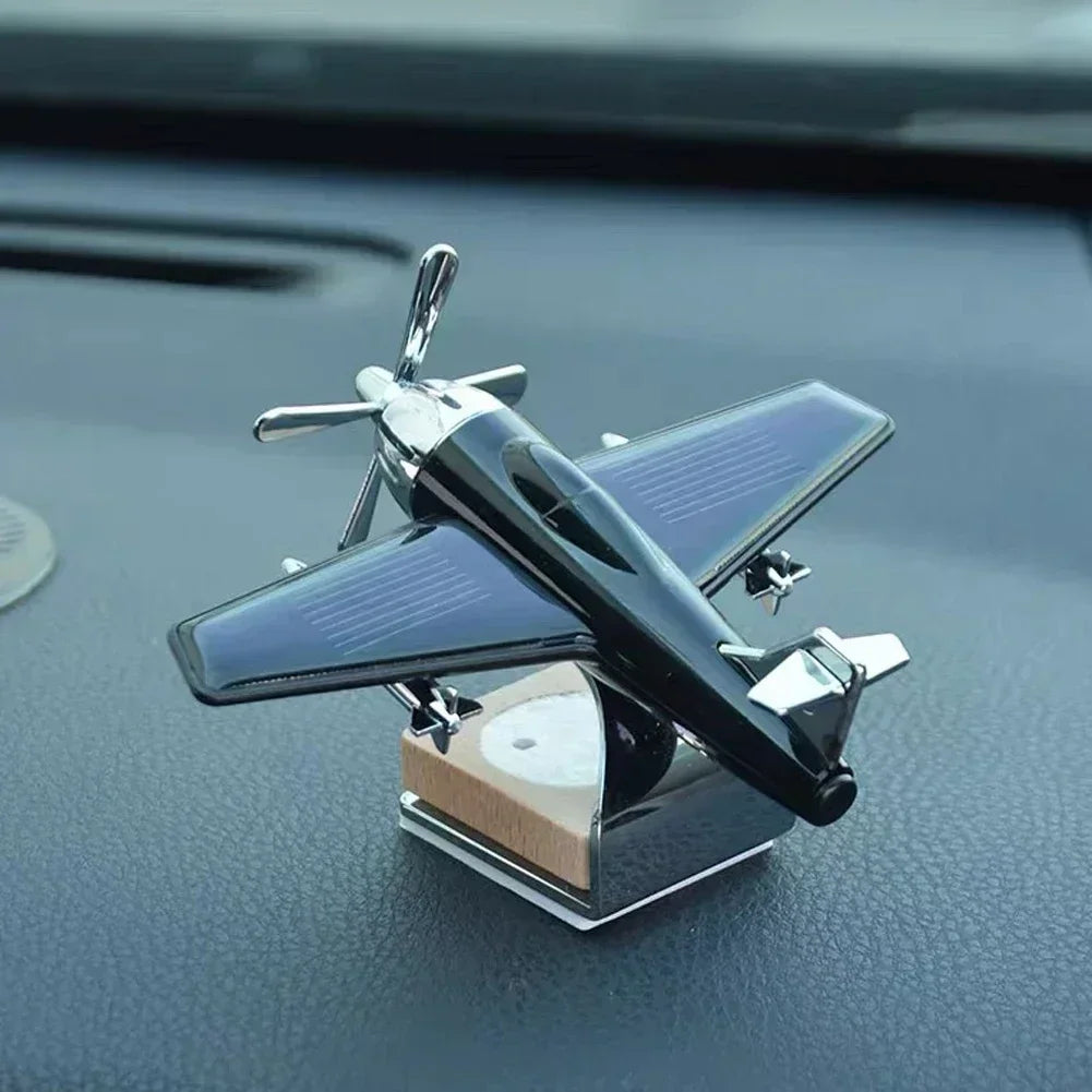 Car Solar Aircraft Air Freshener Airplane Aromatherapy Diffuser Ornaments Mini Car Perfume Air Freshener Fragrance Car Interior