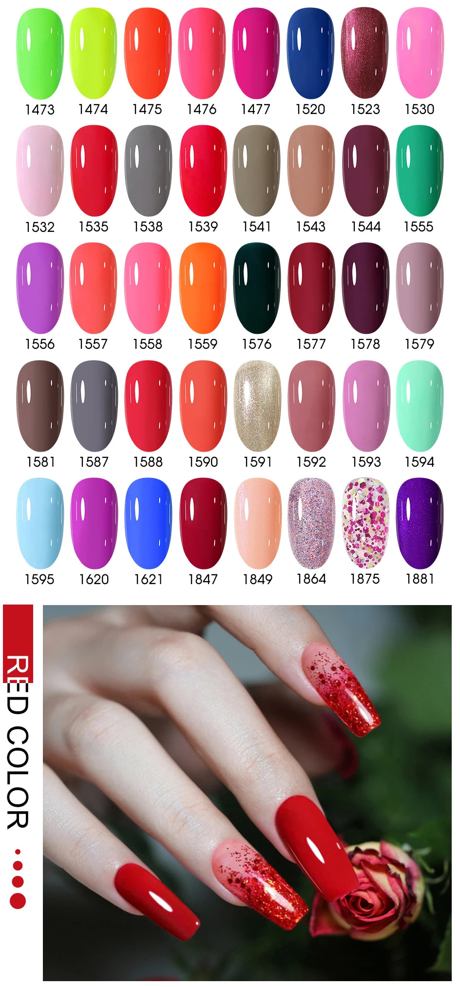 NAILCO 2025 Winter 15ML Gel Nail Polish Nails Semi-permanent UV Varnish High Quality Glass Bottle Nail Art Polish For Manicure