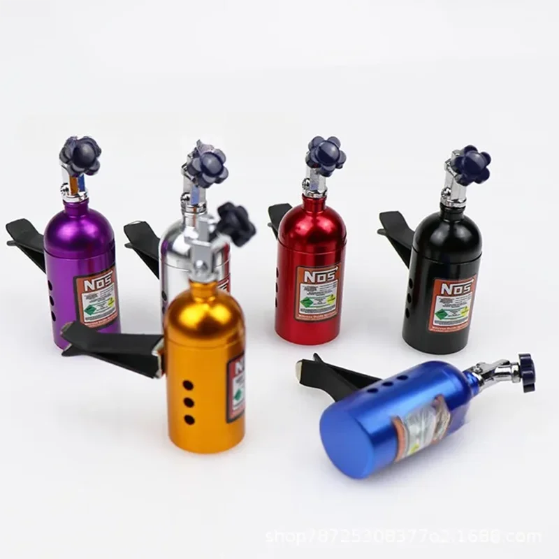 Hot Sale Car Air Freshener NOS Nitrogen Bottle Air Vent Aromatherapy Auto Aroma Outle Perfume Flavoring Fragrances Accessories