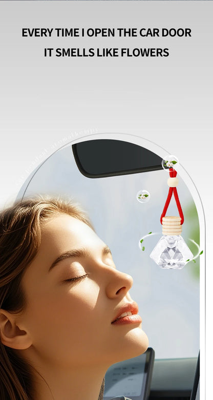 A car fragrance for automotive interior accessories, a long-lasting car air freshener that maintains a charming and fresh scent.