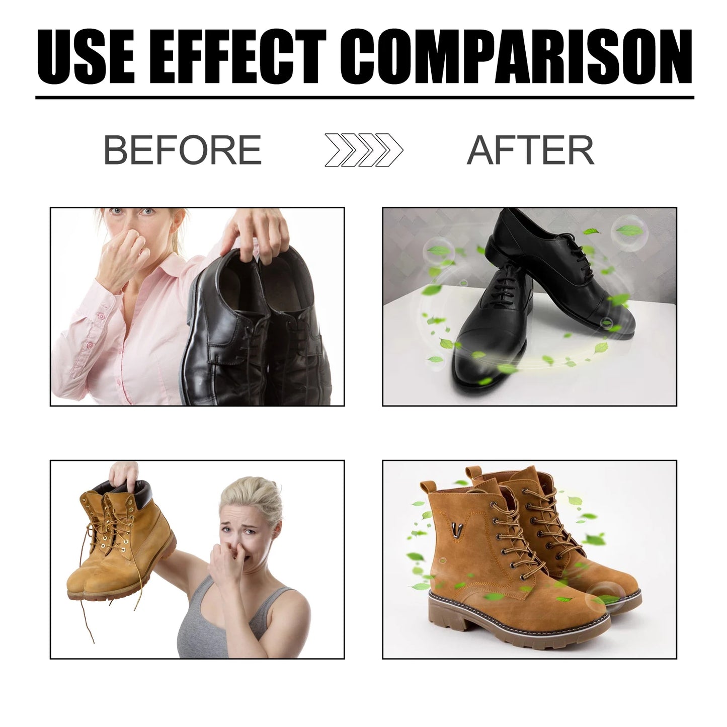 20pcs Deodorizing Shoe Stickers Shoes Odor Remover Easy Fixed Lasting Refreshing Antiperspirant Insole Sterilization Sticker