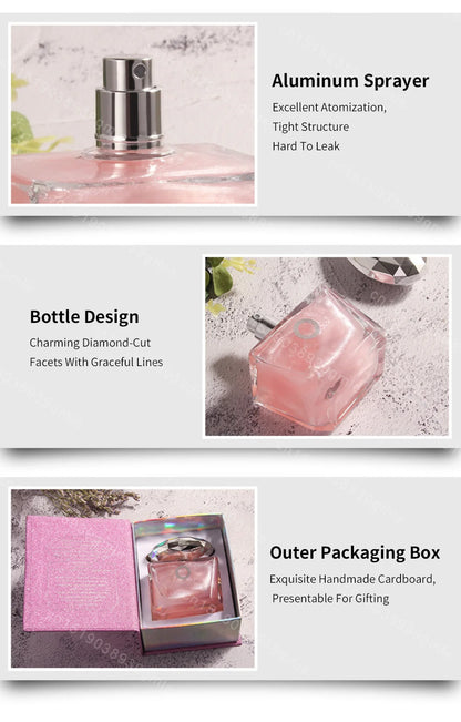 Women's Perfumes Pheromone Women's Perfume Fresh Floral Fragrance Eau De Parfum Natural Long Lasting Cologne Spray Dating Gift