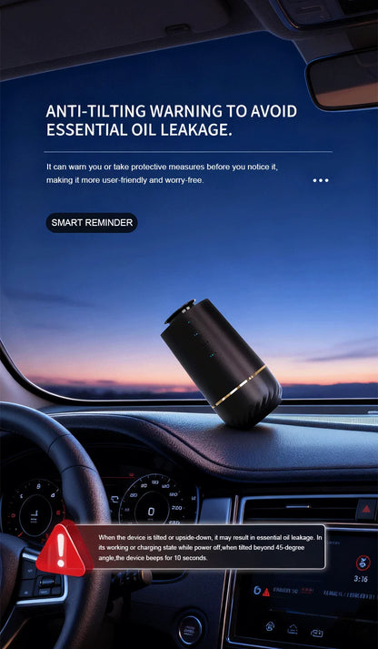 Smart Aromatherapy Diffuser with AI Sensing Spray Timer Quick Odor Eliminator Long-Lasting Air Freshener for Home Hotel Car