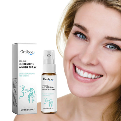 Breath Freshener Spray Remove Bad Breath Long Lasting Fresh Portable Mouthwash Oral Health Care Mint Flavor Mouth Cleaning Spray