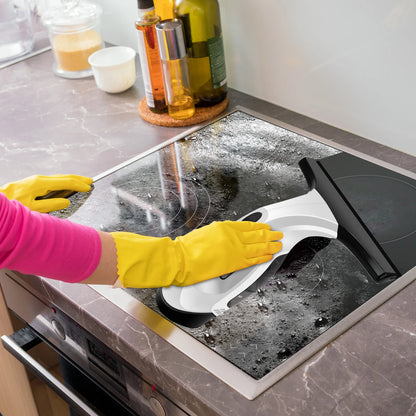 Cordless Window Vacuum Cleaner Rechargable 3-in-1 Spray/Clean/Suck Window Cleaning Tool Set for Showers Mirrors Tiles Home Use