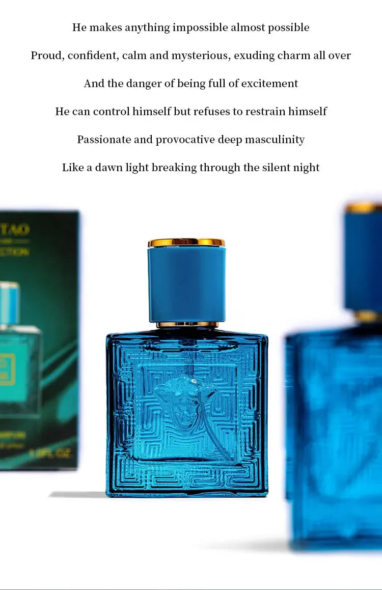 30ML Brand Men Perfume – Charming Man Cologne with Lasting Fragrance to Attract Women | Perfumes Hombres Originales