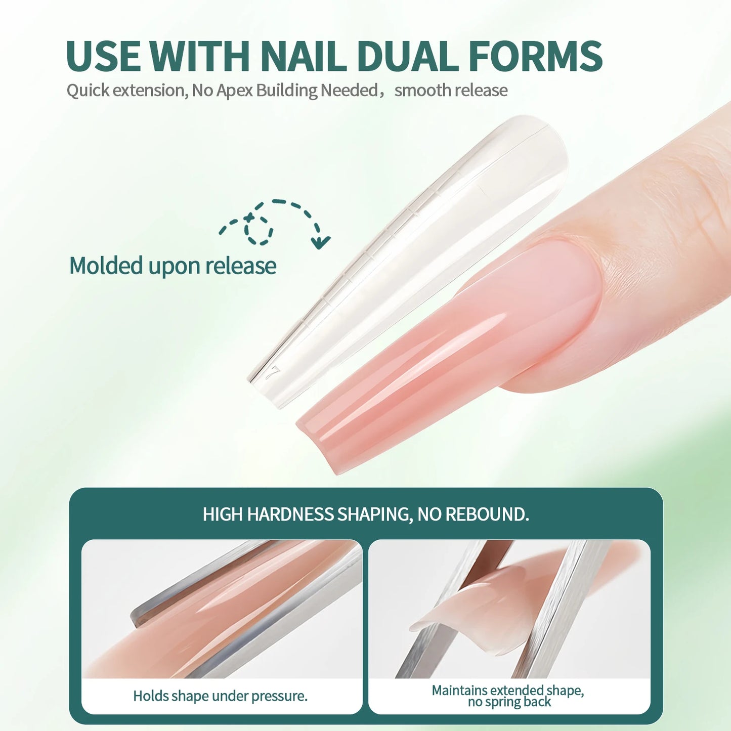 Nailpop Professional Builder Gel UV Hard Gel for Nail Strengthen Quick Building Long Lasting Soak Off Extension Gel 30/100g