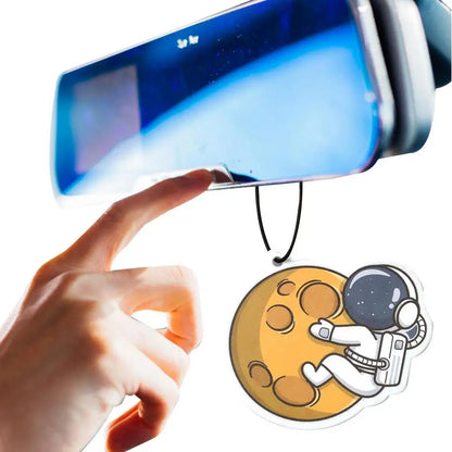Car Fragrance Hanging Cute Car Air Freshener Funny Astronaut Aromatherapy Charm  Car Interior Deodorant Pendant Accessories