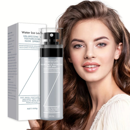 Hairspray Suitable for Men and Women, Rich in Glycerin, No-Wash, Long-Lasting Styling and Plumping, No Residue Texture Finishing - 100g, Quick-Drying Oil Control Formula