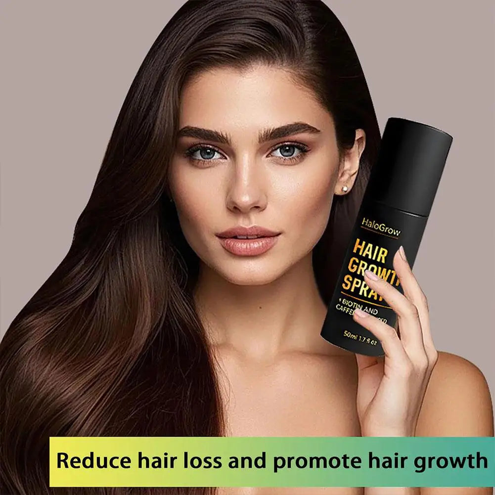 Hair Growth Spray 50ml Gentle No Irritating With Nourishing Ingredients Reduces Hair Breakage Increases Density For All Scalp