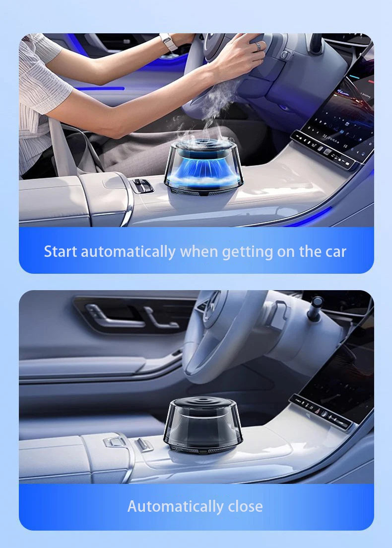 Advanced car air freshener for men and women, elegant car fragrance diffuser with decorative bracket