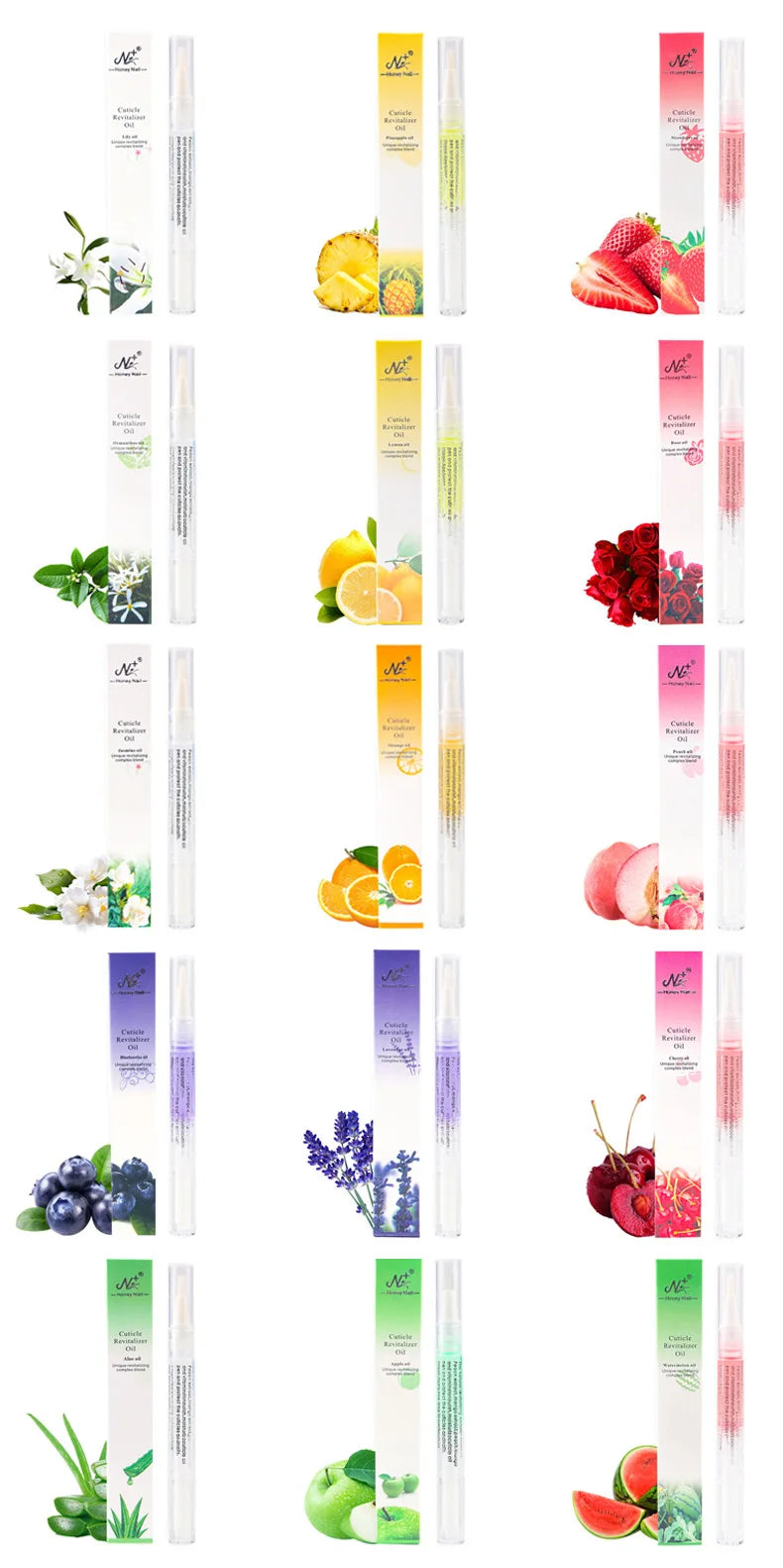 30pcs Cuticle Oil Nail Care Nutrition Oil Pen Nails Repair Hand Cuticle Manicure Treatment Nail Strengthening Care Product Set