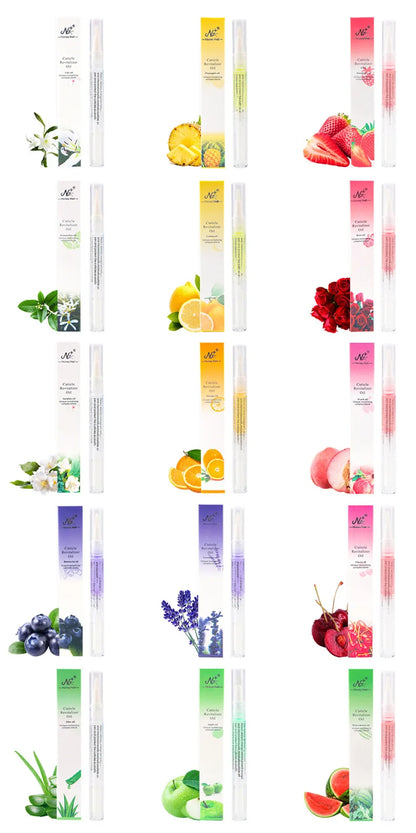 30pcs Cuticle Oil Nail Care Nutrition Oil Pen Nails Repair Hand Cuticle Manicure Treatment Nail Strengthening Care Product Set