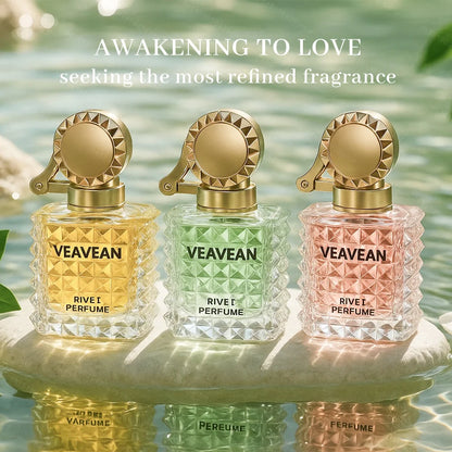 Women's Rivet Perfumes Elegant Lady Eau De Toilette Classic Floral Long-Lasting Fragrances Spray Pink Encounter Woman Perfume