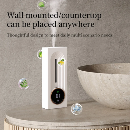 ABKW-Motion Sensing Air Freshener Spray Sprayer Automatic For Room Dispersion Wall Mounted Or Free Standing Aroma Device