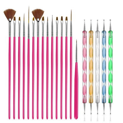 Nails Things Brushes For Manicure Set Nails Art Accessories Tools Kits Nail Supplies For Professionals Manicure Set